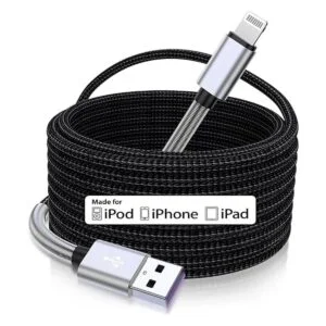Cable de carga extra largo para iPhone de 15 pies_1