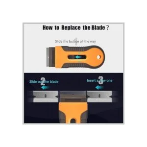 Rasqueta de cuchilla de afeitar 2 raspadores retráctiles_4