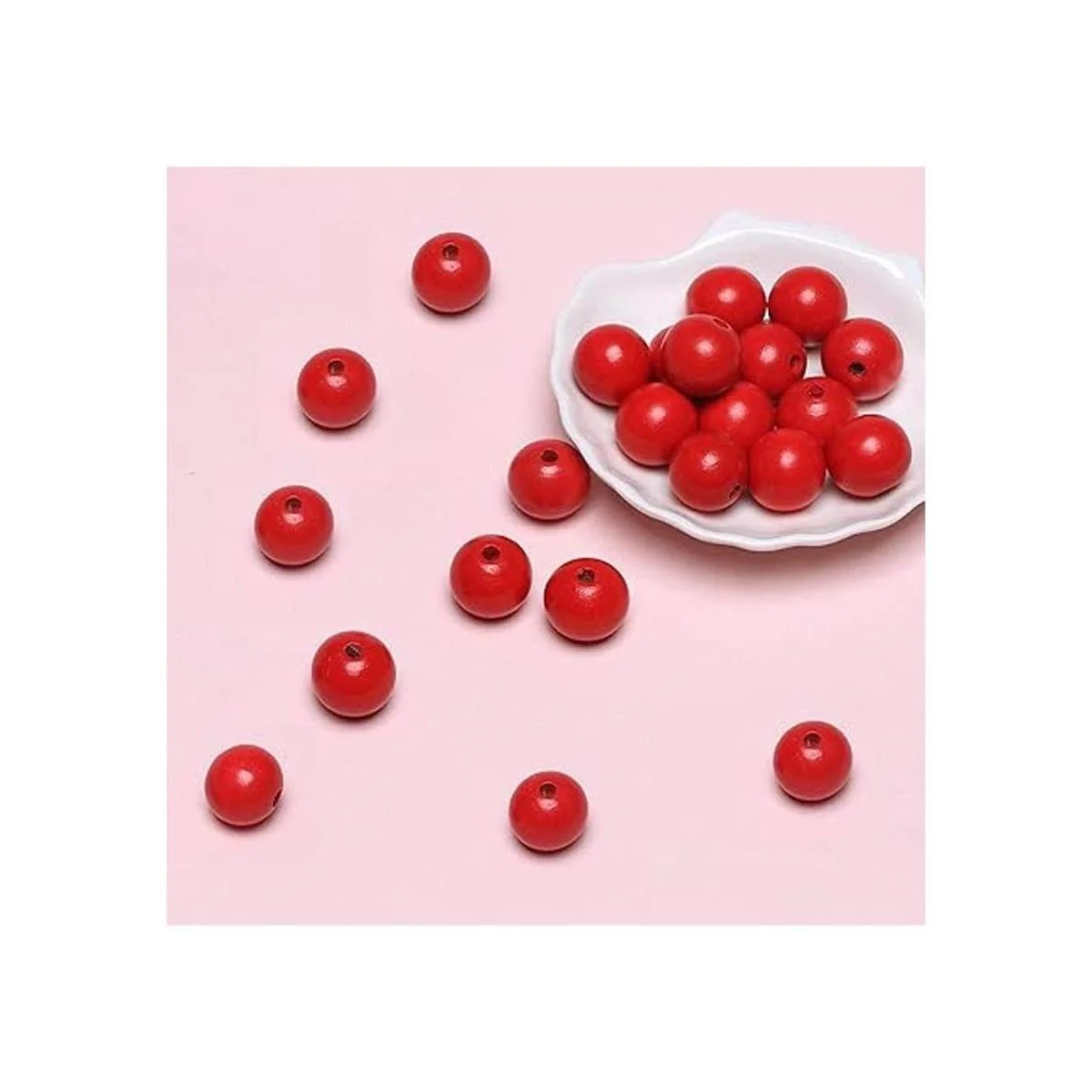 YIPLED de 0.630 in 200 cuentas de madera para_4