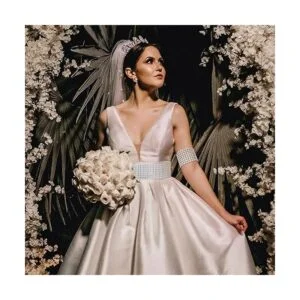 4 rollos de 8 yardas con forma de flor de diamantes de_5