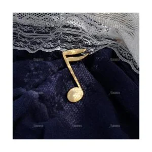 AUEAR Paquete de 60 notas musicales de madera mini notas_4