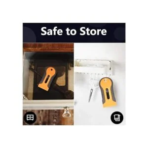 Rasqueta de cuchilla de afeitar 2 raspadores retráctiles_6