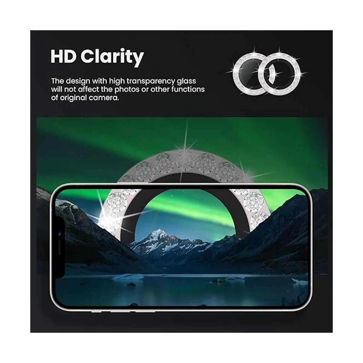 Tensea Protector de lente de cámara para iPhone 13 Mini_4