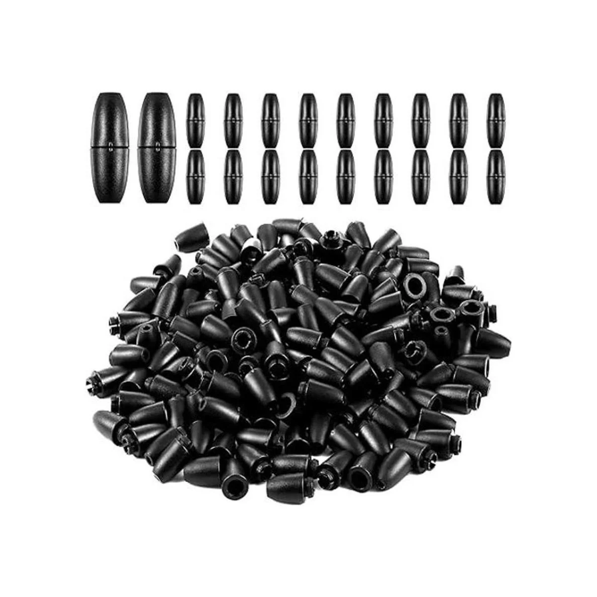 100 piezas de conectores de barril de cuentas de cierre_1