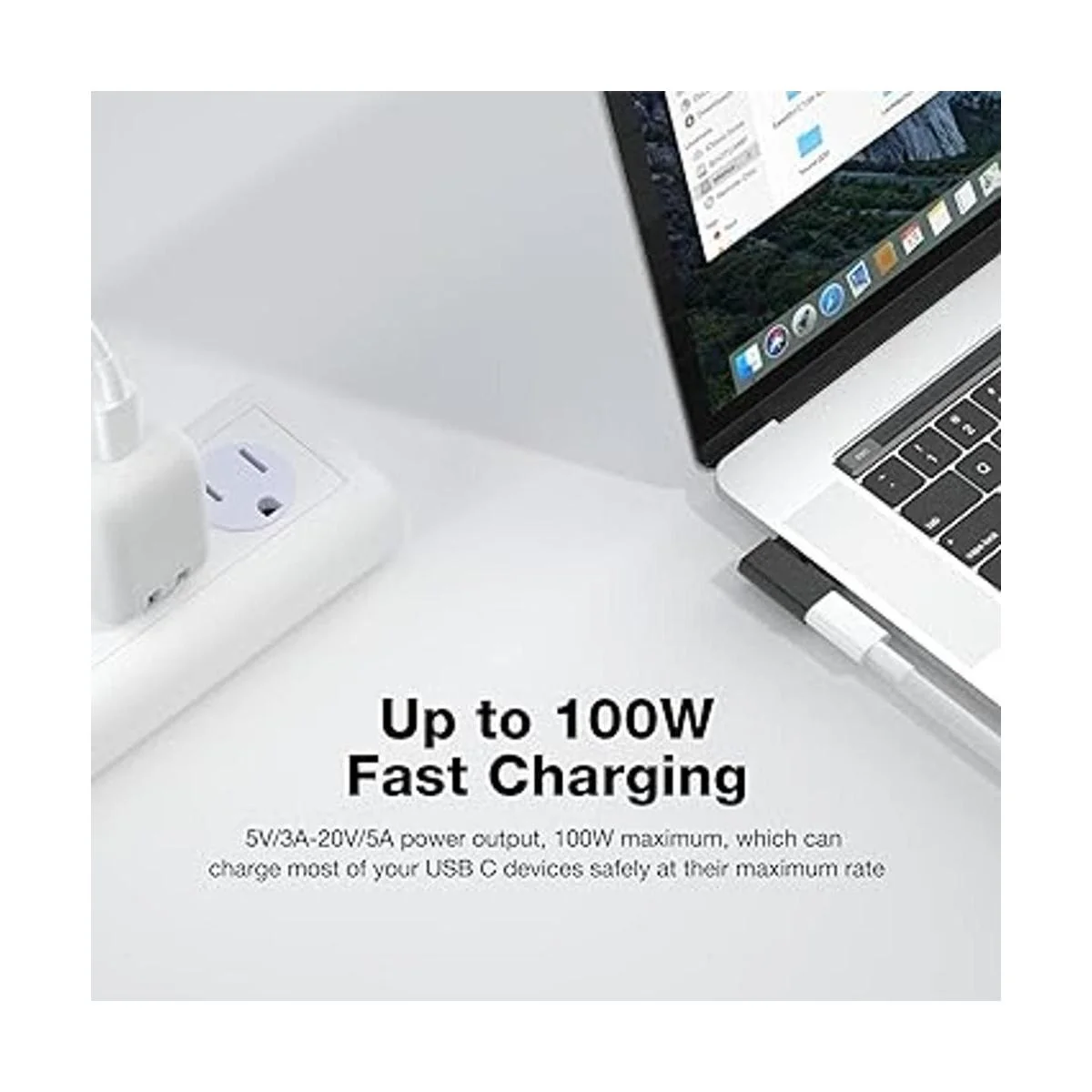 Adaptador de extensión USB C de ángulo recto UseBean_3