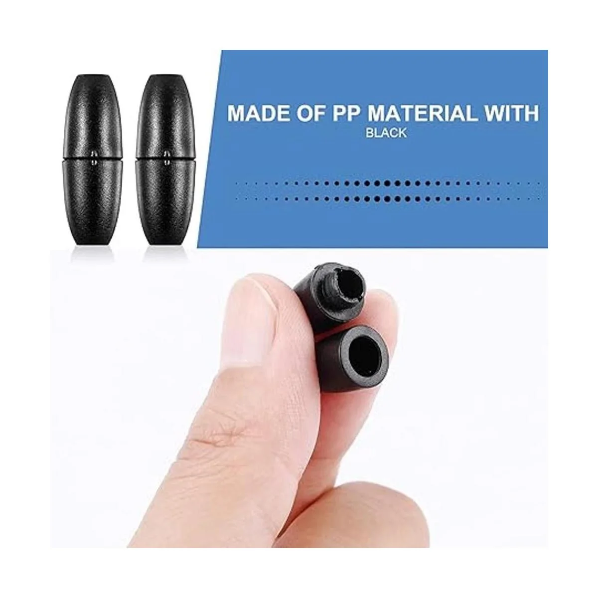 100 piezas de conectores de barril de cuentas de cierre_3