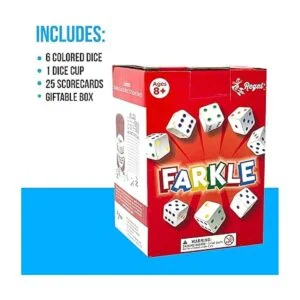 Regal Games Juego de dados Farkle Divertido juego de_3