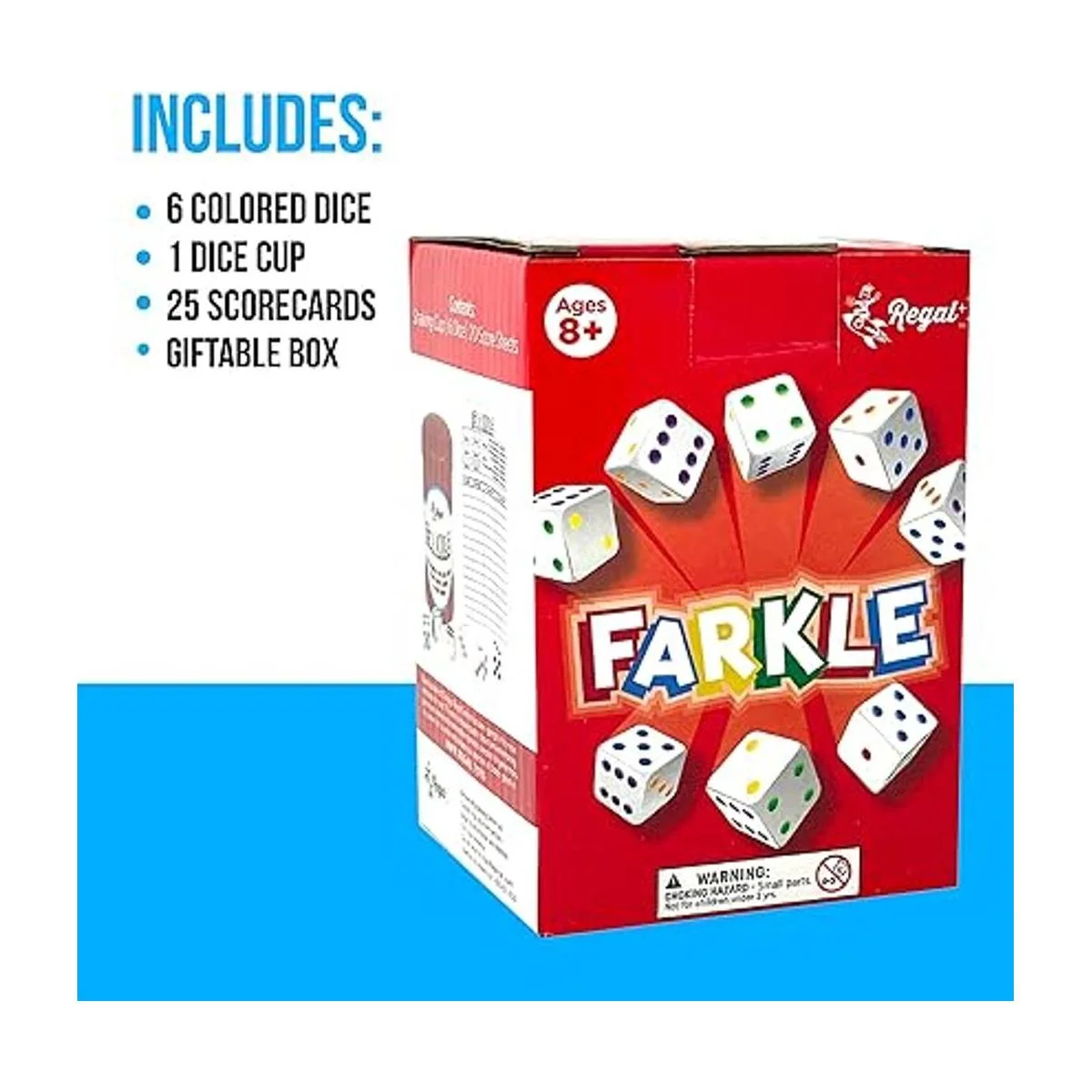 Regal Games Juego de dados Farkle Divertido juego de_3