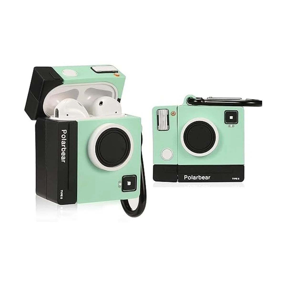 Besoar Funda para cámara verde para Airpod 12 diseño de_1