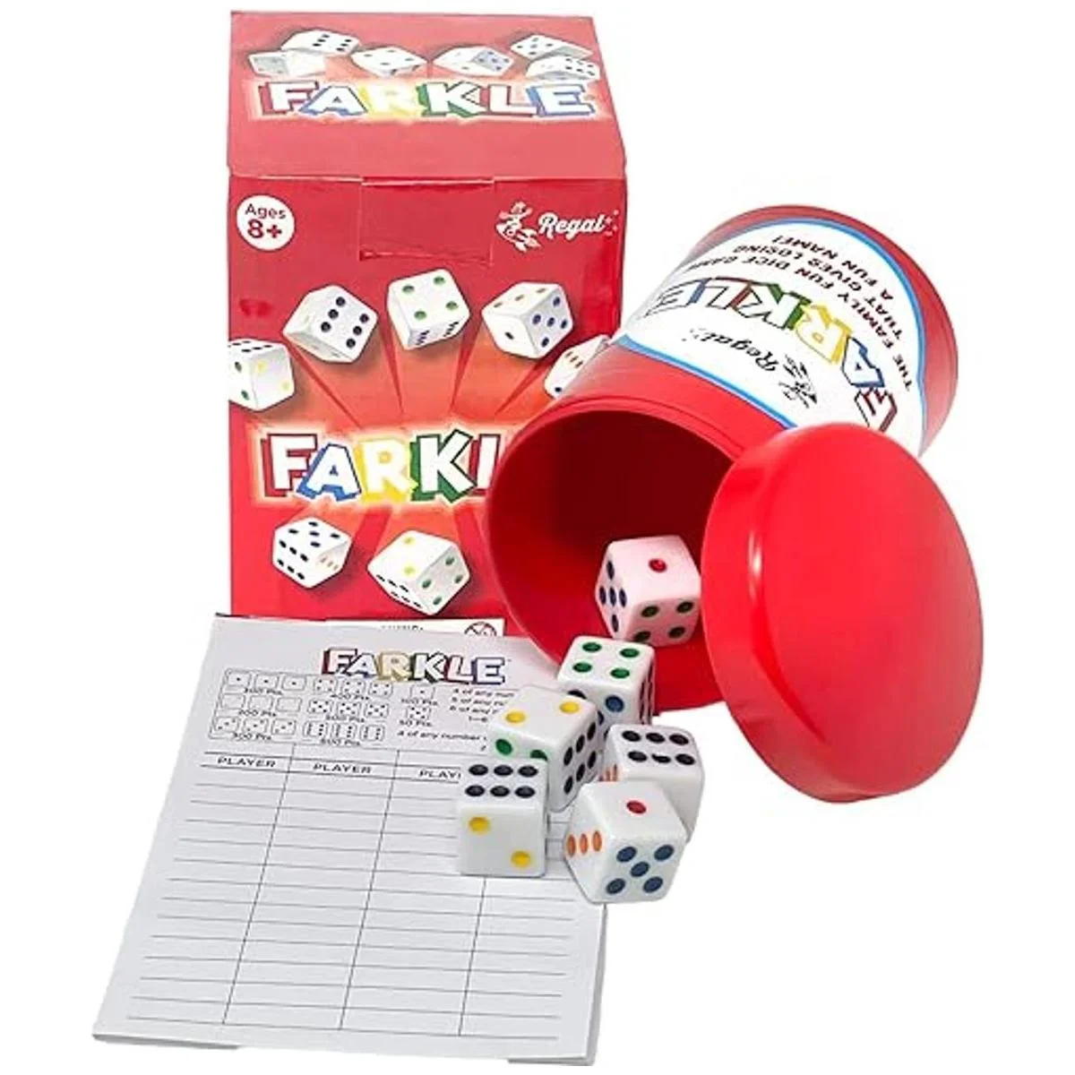 Regal Games Juego de dados Farkle Divertido juego de_1