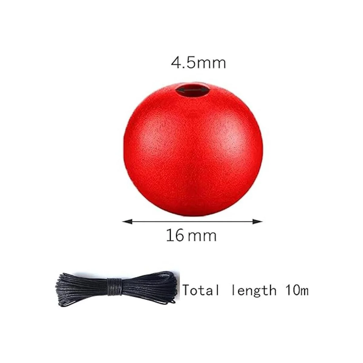 YIPLED de 0.630 in 200 cuentas de madera para_2