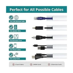 Corrector de cables de esquina de 85 pulgadas conducto de_3