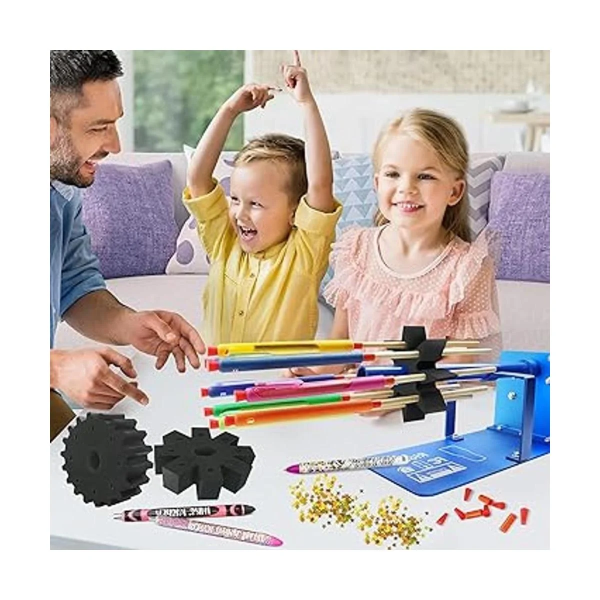 Accesorio para girador de bolígrafo epoxi adaptador de_6