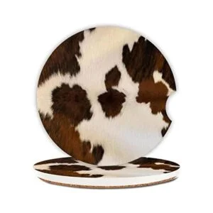 Paquete de 2 posavasos absorbentes para automóvil para_1