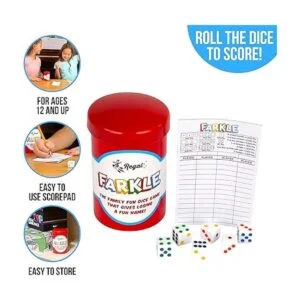 Regal Games Juego de dados Farkle Divertido juego de_2