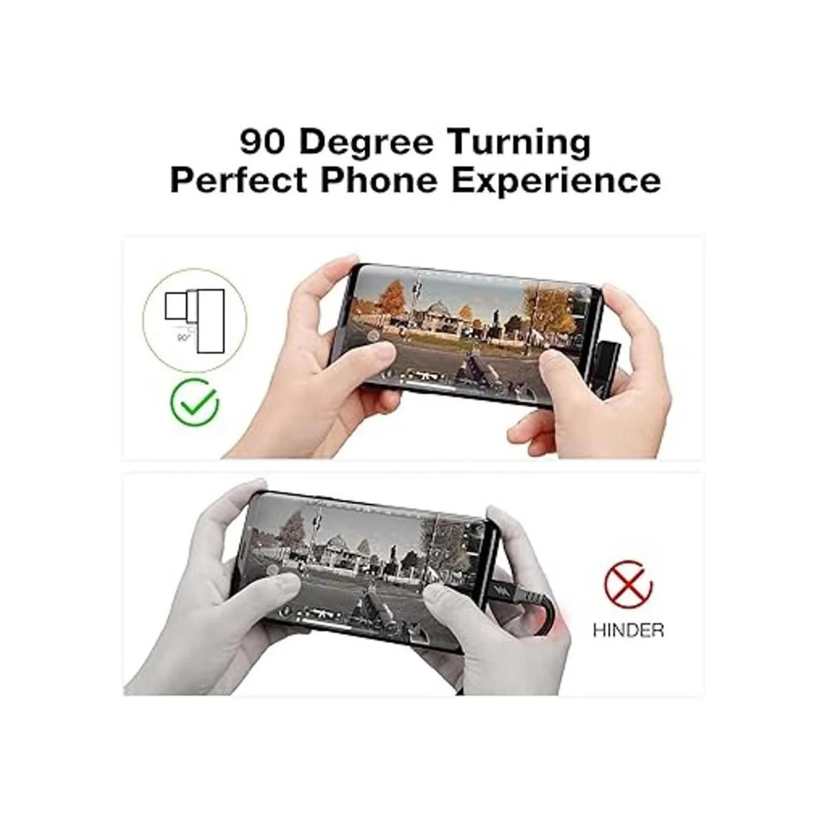 Adaptador de extensión USB C de ángulo recto UseBean_2