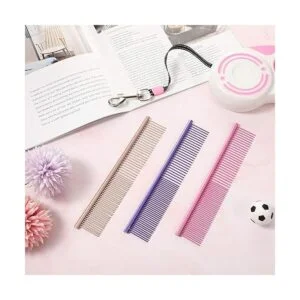 3 peines de acero para mascotas peine de aseo para perros_6