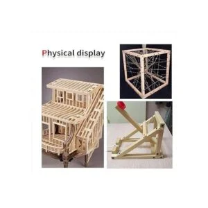 Paquete de 25 varillas cuadradas de madera sin terminar_7