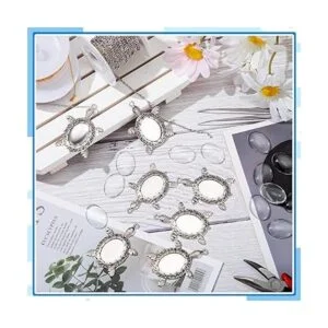 40 piezas de dijes de tortuga de plata antigua incluye 20_7