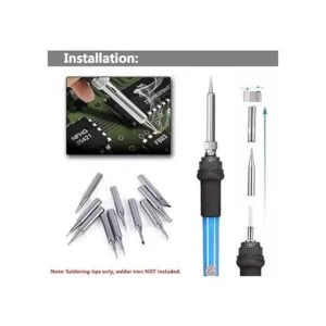 Yakamoz Juego de 17 puntas de soldador de 2952.8 ft para_6