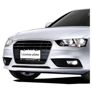 Paquete de 2 marcos de matrícula con estampado de pata de_3