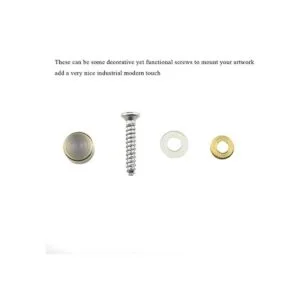 Hahiyo Tornillos de espejo de 0.394 in de diámetro_2