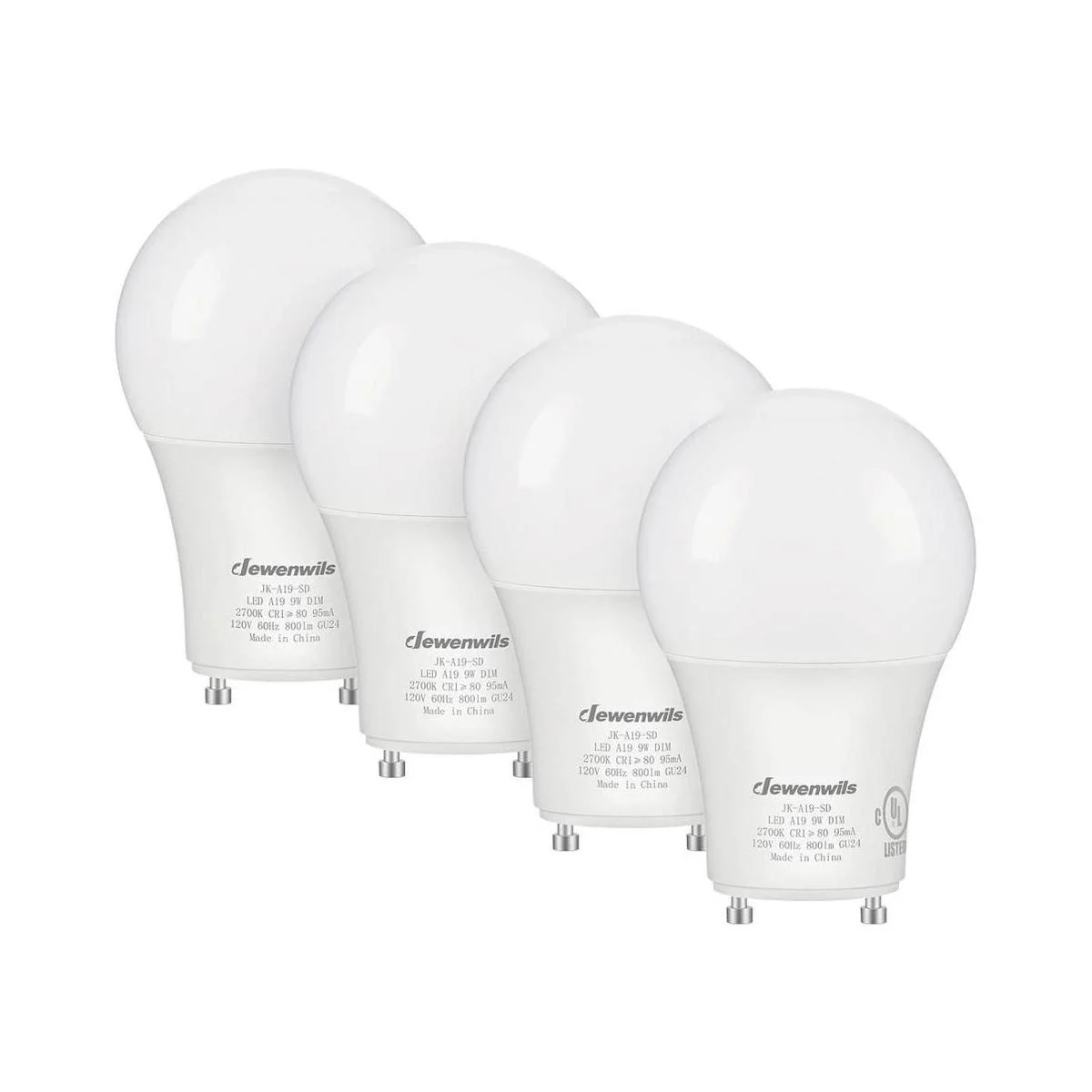 DEWENWILS Bombilla LED GU24 equivalente a 60 W bombillas_1