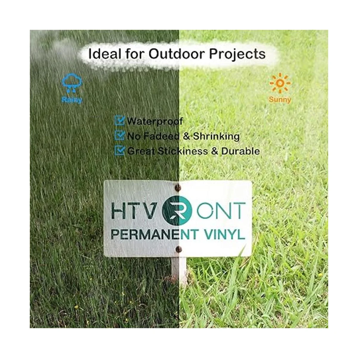 HTVRONT Vinilo blanco permanente para Cricut Rollo de_4