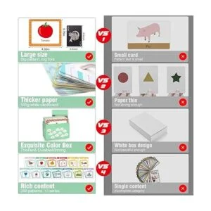 105 tarjetas 269 imágenes del alfabeto ABC para niños_4