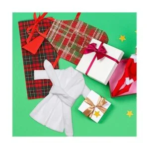 Saco de dormir accesorio de Navidad para muñeca elfa_4