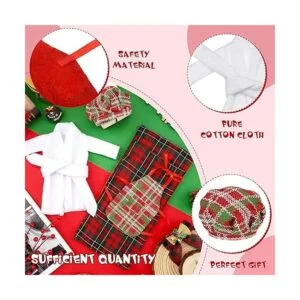 Saco de dormir accesorio de Navidad para muñeca elfa_5