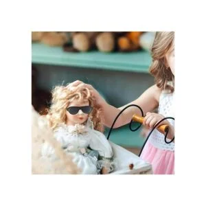 TOYANDONA 80 gafas de sol de muñeca mini de plástico para_7