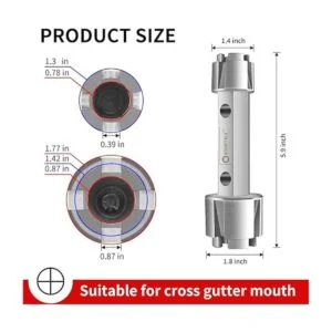 Bdmetals Llave removedor de drenaje de tina llave de_2