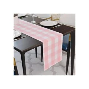 NATUS WEAVER Camino de mesa de estilo rústico de 2 lados_1