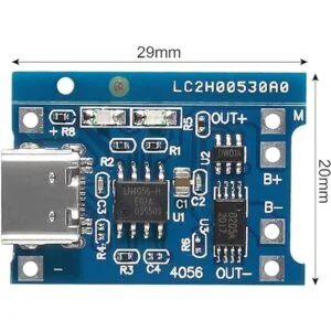 15 unidades de 5 V 1A TP4056 módulo de carga tipo C USB_3