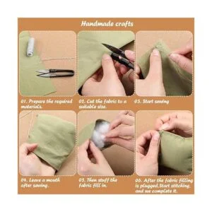 LOKUNN Relleno de fibra de poliéster de 8.82 oz8.8 onzas_6