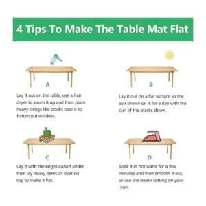 WingCanto Protector de mesa transparente de 12 x 24_7