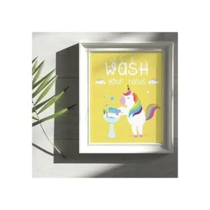 Divertida decoración de baño de unicornio cepillo de_5