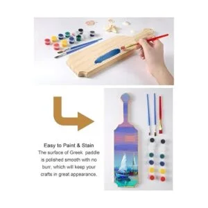 Pllieay Paleta de madera sin terminar de 15 pulgadas_3