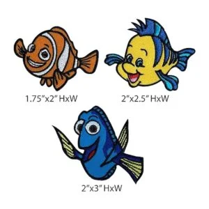 Octory 3 parches para planchar a Nemo para ropa de sierra_2