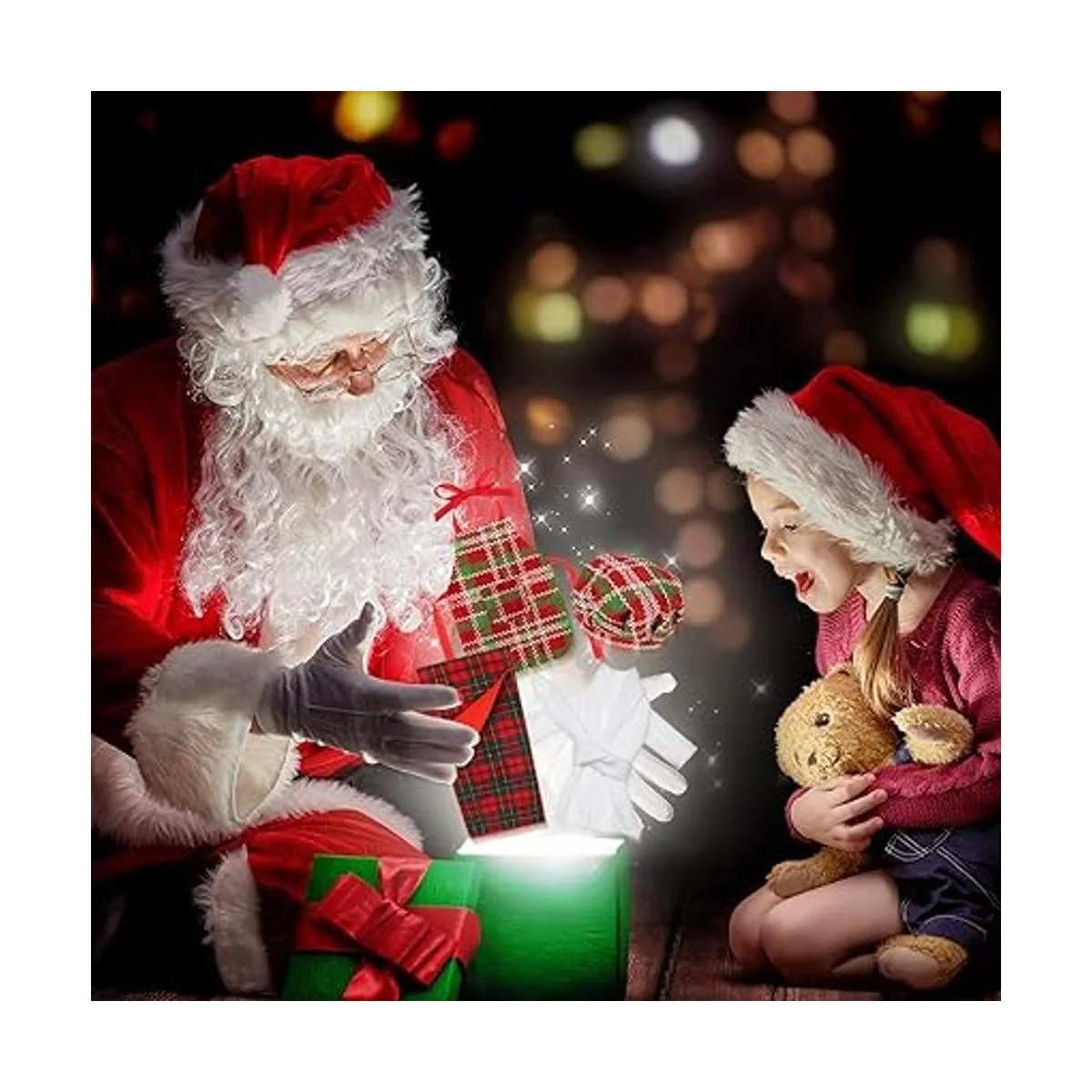 Saco de dormir accesorio de Navidad para muñeca elfa_6