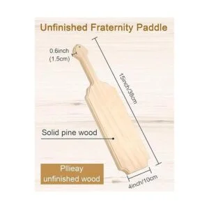 Pllieay Paleta de madera sin terminar de 15 pulgadas_2