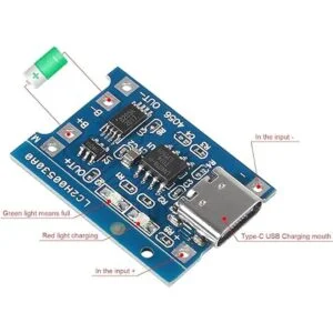 15 unidades de 5 V 1A TP4056 módulo de carga tipo C USB_4
