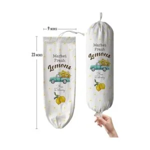 Hglian Farmhouse Dispensador de bolsas de plástico con_5