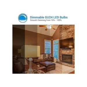DEWENWILS Bombilla LED GU24 equivalente a 60 W bombillas_2