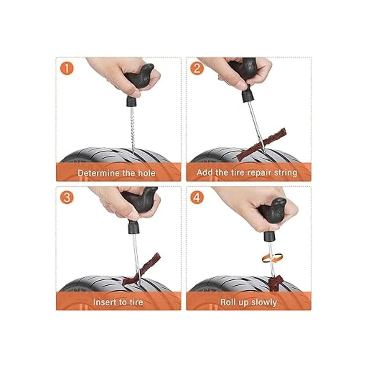 Frienda Kit de reparación de neumáticos sin cámara de 32_6