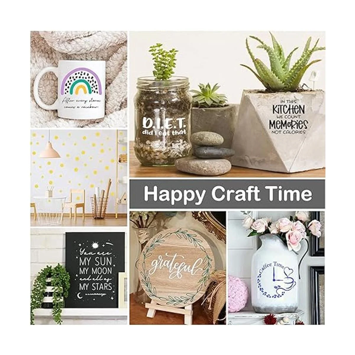 HTVRONT Vinilo blanco permanente para Cricut Rollo de_2