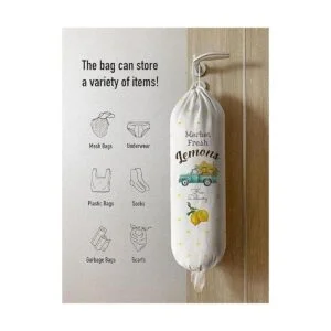 Hglian Farmhouse Dispensador de bolsas de plástico con_2