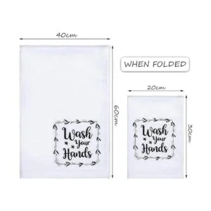 2 toallas de mano divertidas con refranes Hello Sweet_3
