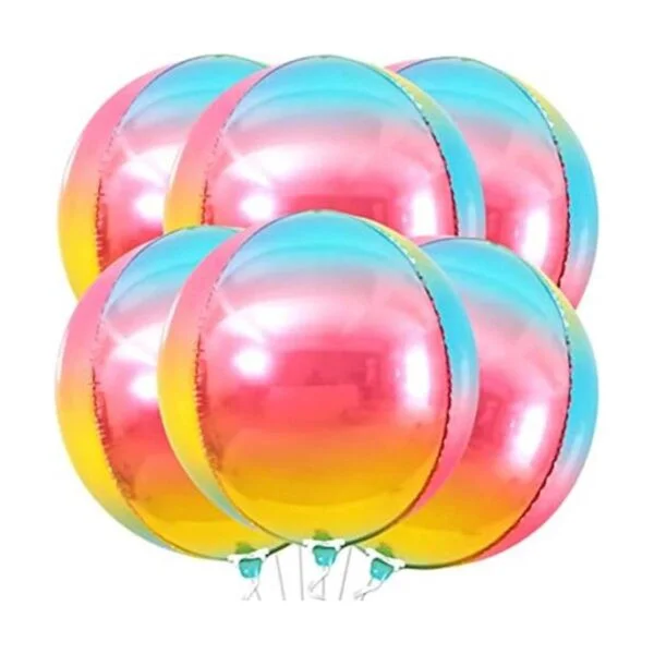 Globos Jumbo Pastel Rainbow para fiesta de cumpleaños_1